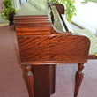 1950 Mason & Hamlin console piano, flame mahogany - Upright - Console Pianos